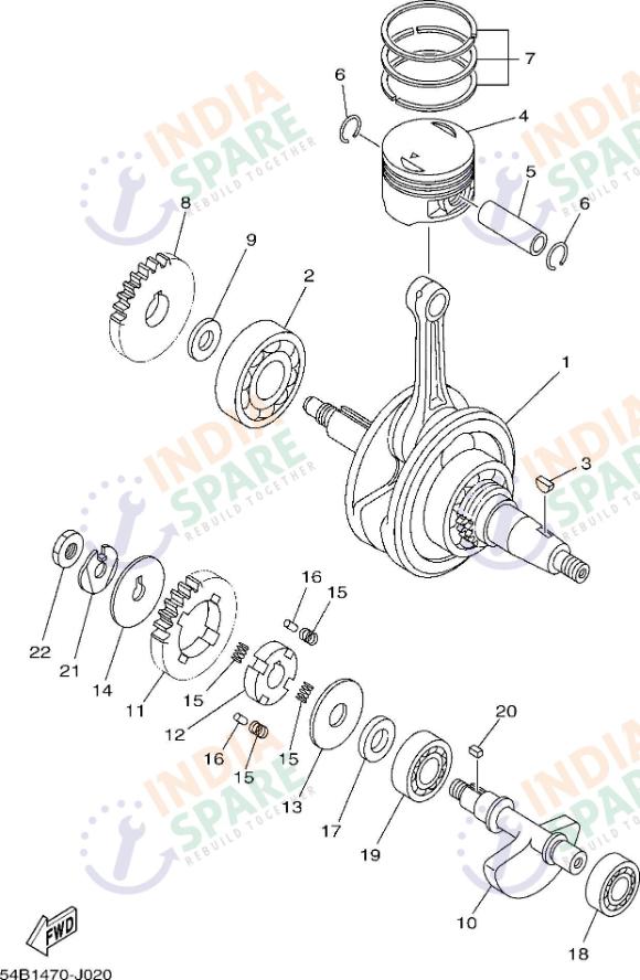 CRANKSHAFT & PISTON